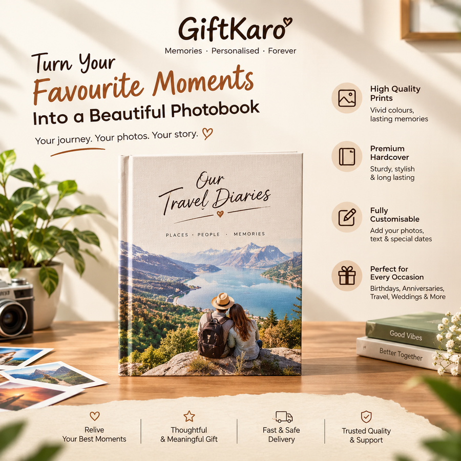 GiftKaro city photobooks — Jaipur, Kerala, Goa and Kashmir